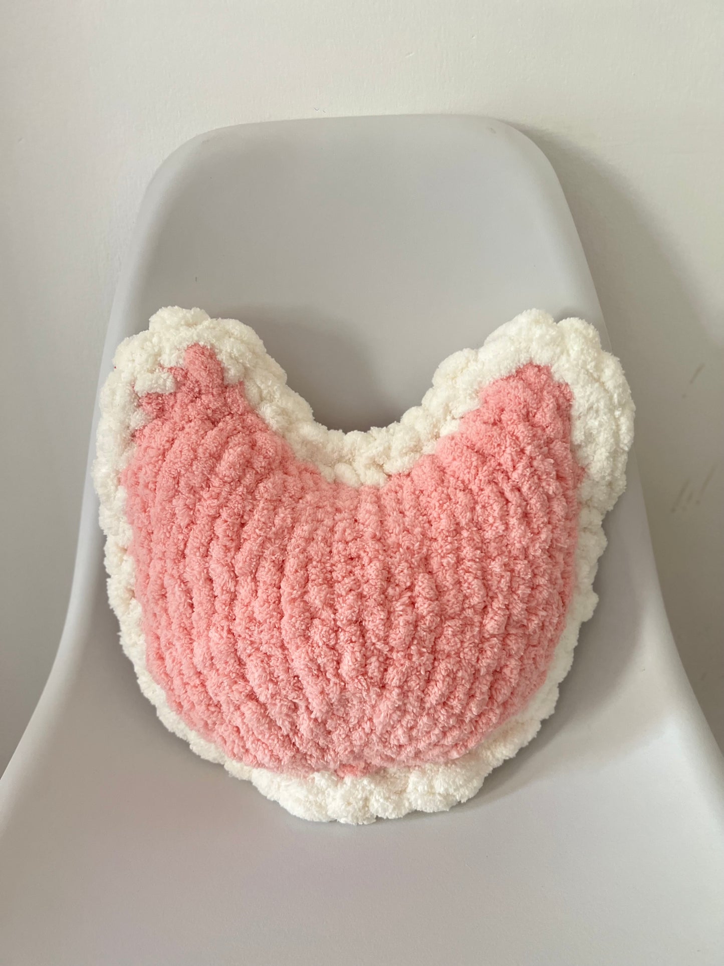 Blush Bloom Heart Pillow